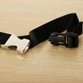 thumbnail image 3 of Cinturón de maleta de seguridad fuerte Correas de Accesorios Negro shamjiam Correa de cinturón de maleta ajustable, 3 of 9