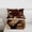 Brown 02, variant on Feelyou Vintage Square Adult Twin Comforter Sets, Orange Abstract Ombre Bedding Set, 2pcs