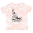 thumbnail image 3 of Inktastic Idaho State Word Salad Boys or Girls Toddler T-Shirt, 3 of 5