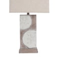 thumbnail image 3 of Lux Lighting Coastal Sandollar Table Lamps USB port (Set of 2) 3-Way Switch, 3 of 5