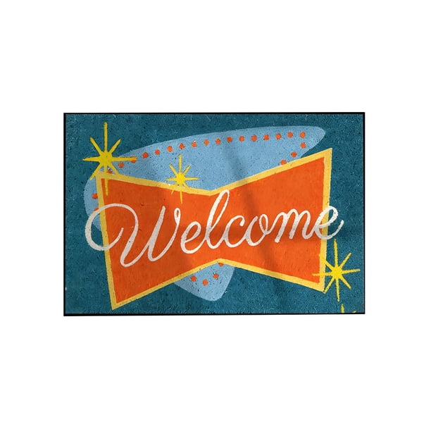 Alfombra de Baño Delgada Debajo de la Puerta de Ajuste 24x16 Pulgadas Alfombra de Pie Antideslizante Absorbente Del Hogar Alfombra a Prueba de Suciedad para Dormitorio Porche Pasillo Dormitorio Decora