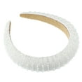 thumbnail image 1 of Diadema de Cristal Unique Bargains de Diamantes de Imitación para Mujer Blanco 1,2 Pulgadas de Ancho, 1 of 7