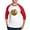 Red/White, variant on CafePress - Bats In The Evening Baseball Jersey - Cotton Baseball Jersey, 3/4 Raglan Sleeve Shirt