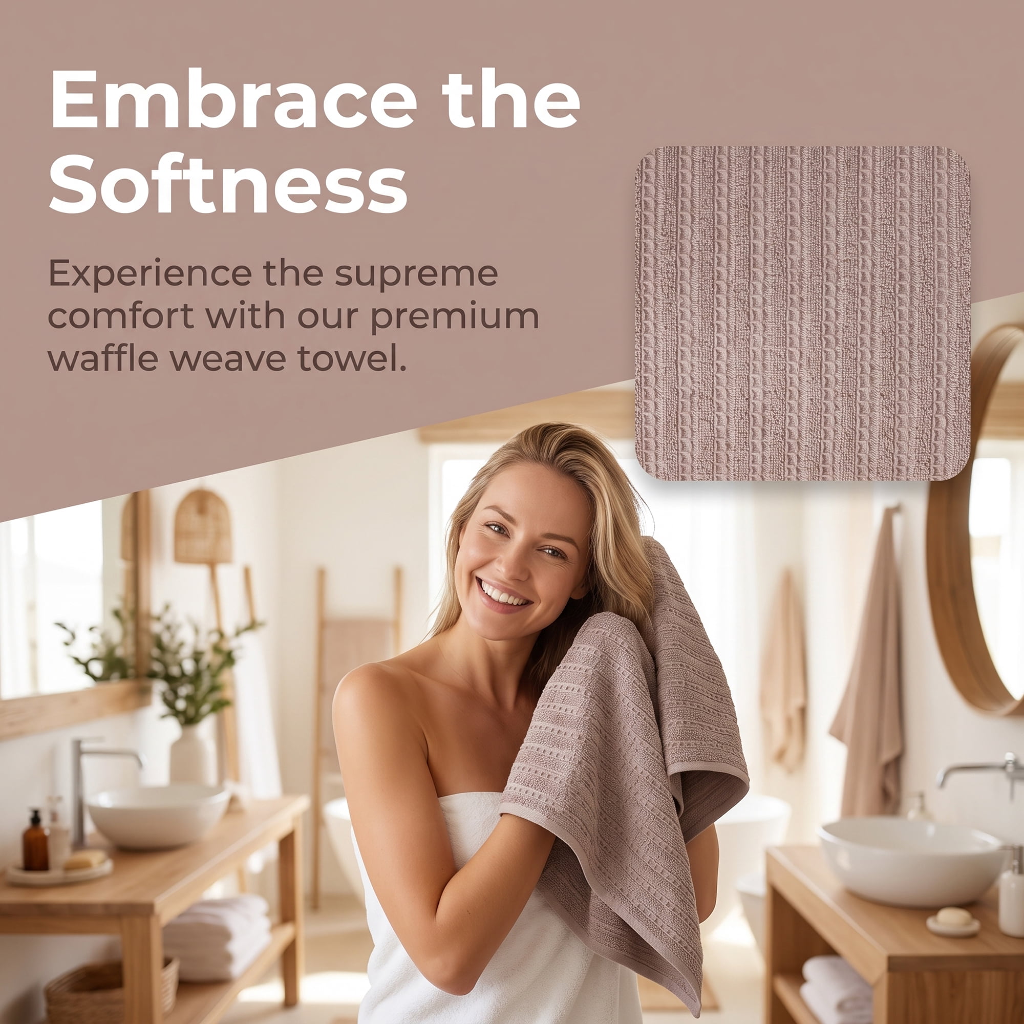 Unique Bargains Fast Drying Bath Towel 2 Pack Grey/Light Grey 55" x 28"