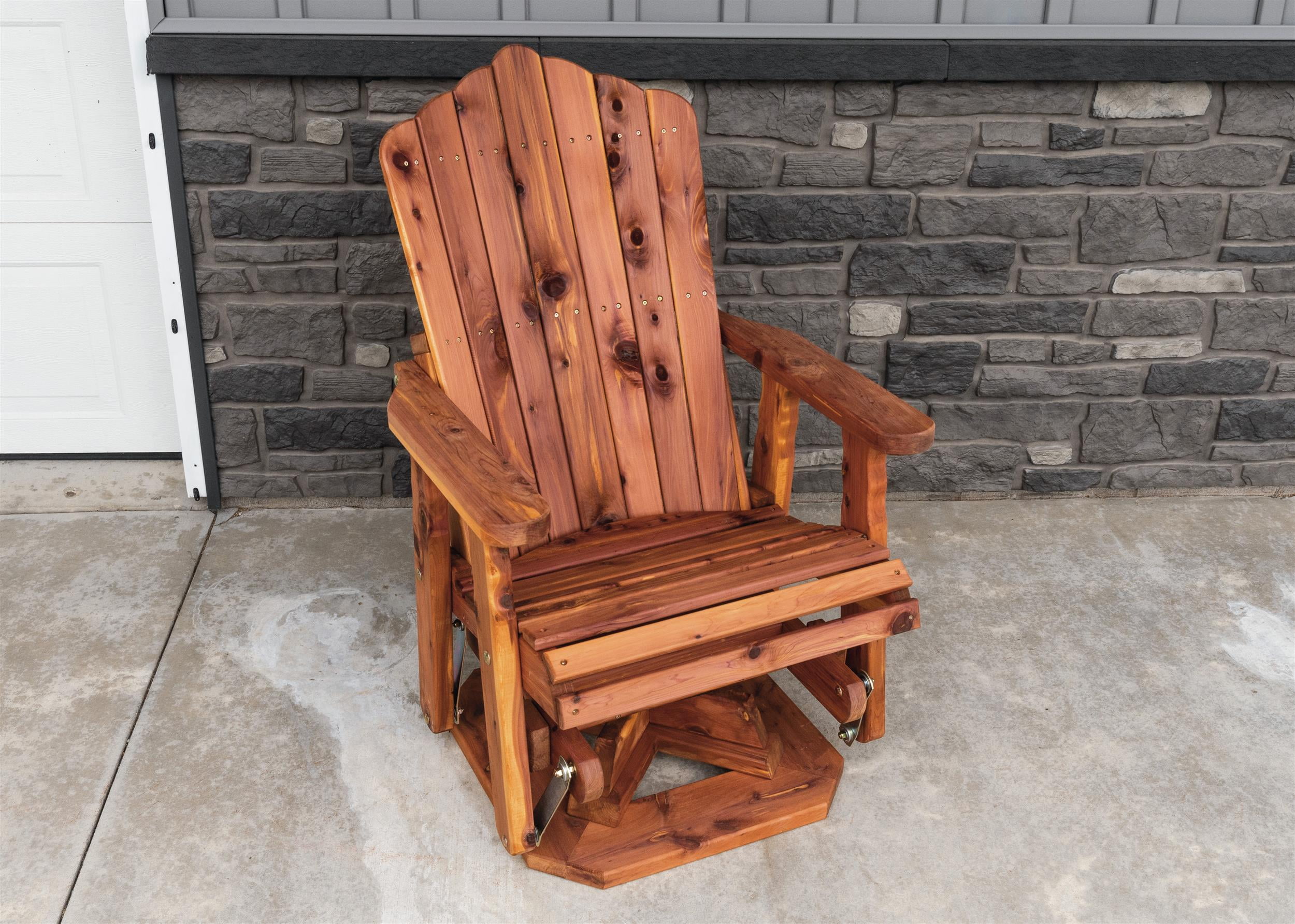 American Furniture Classics Adirondack Swivel Glider - Thumbnail 2