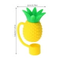 thumbnail image 4 of 4pcs Pineapple Straw Tips Lids Silicone Straw Plugs for Straw Cups Drinking Straw, 4 of 8