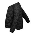 thumbnail image 7 of Little Donkey Andy Women's Lightweight Puffer Jacket with Recycled Insulation, Button Down Quilted Coats (Black M), 7 of 7