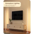 thumbnail image 4 of Lámpara de pie de esquina EDISHINE LED de 1,46 m con altura ajustable, 4 of 8