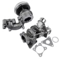 thumbnail image 2 of GELUOXI High & Low Pressure Turbocharger For International Navistar MaxxForce R2S DT466 I334 1899898C92, 2 of 6