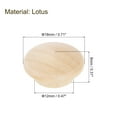 thumbnail image 2 of 16Pcs Wood Button Plugs, 12mm/0.47" Hardwood Screw Hole Plug Mushroom Wooden Caps Buttons Wood Plug for Furniture Woodworking Craft Decor (18mm x 12mm), 2 of 6