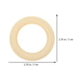 thumbnail image 2 of 25Pcs Wooden Rings for DIY Unpainted Macrame Rings Hand-made Rings Crafts DIY Ring Crafts, 2 of 8