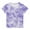 Purple-D, variant on WREESH Toddler To Kids' Tie-Dye T-Shirts Short Sleeve Graphic Round Neck Tops for Boys and Girls (3-14 Years) Orange