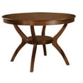 thumbnail image 2 of Nelms Dining Table with Shelf Deep Brown, 2 of 3