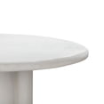thumbnail image 4 of Elika White Faux Plaster Round Dining Table, 4 of 8