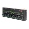 thumbnail image 1 of Mezclador de audio dj mezclador de 10 canales compacto de sonido portátil compacto mezclador de línea estéreo para micrófonos canto de, 1 of 9