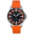 thumbnail image 1 of Hamilton Khaki Navy Scuba Orange Rubber Strap Black Dial Automatic H82395331 100M Men's Watch, 1 of 1