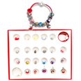 thumbnail image 3 of Calendario De Adviento De Navidad Con Abalorios De Navidad, Caja Ciega, Pulsera De Cristal Con Cuentas De Cristal Para Niñas Pequeñas Y Adultos Minnieouse HA037881-00, 3 of 6