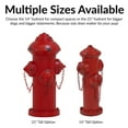 thumbnail image 6 of Sunnydaze 14" Fire Hydrant Iron Outdoor Statue, 6 of 12