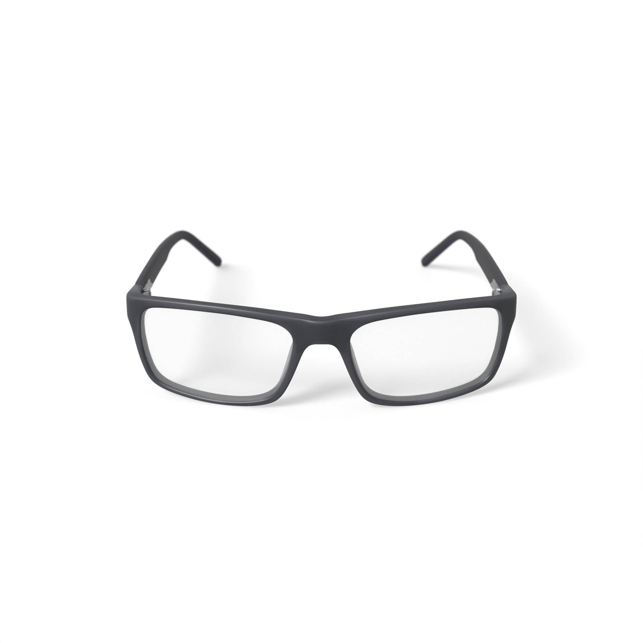Fatheadz Men's Rectangular Eyeglasses, FH-00190 Pure, Grey, 58-18-150, with Case