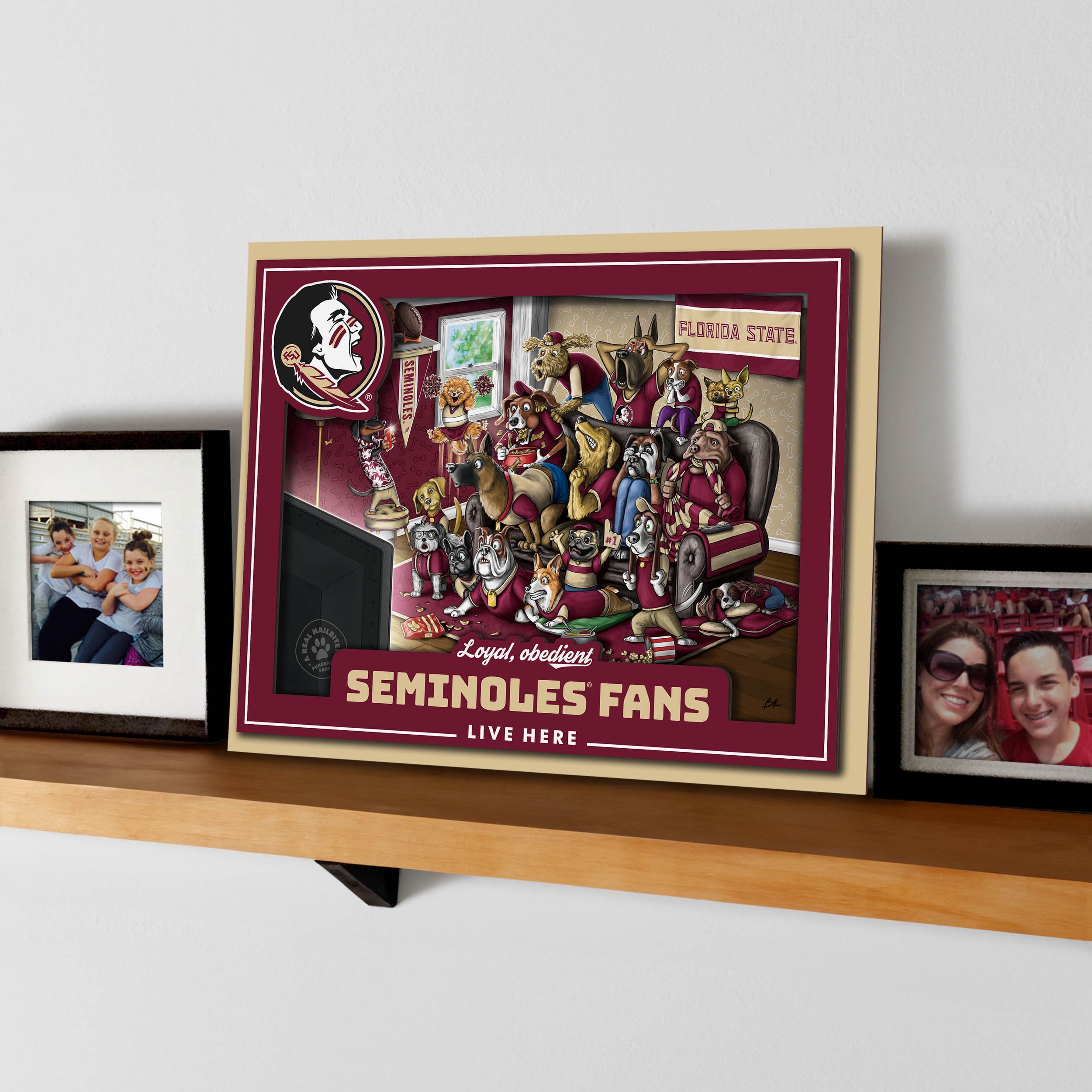 YouTheFan NCAA Florida State Seminoles Purebred Fans Wall Art