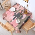 thumbnail image 2 of Camouflage Square Tablecloth 42x42in(107x107cm) – Waterproof Polyester Printed Table Cover, Wrinkle Resistant & Washable for Kitchen Dining Picnic Party Decor, 2 of 6