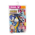 thumbnail image 2 of Nintendo by Sonic Graphic Prints Briefs Elastic Waistband Super Soft Underpant (Big Girls or Little Girls) 7 Pack, 2 of 3