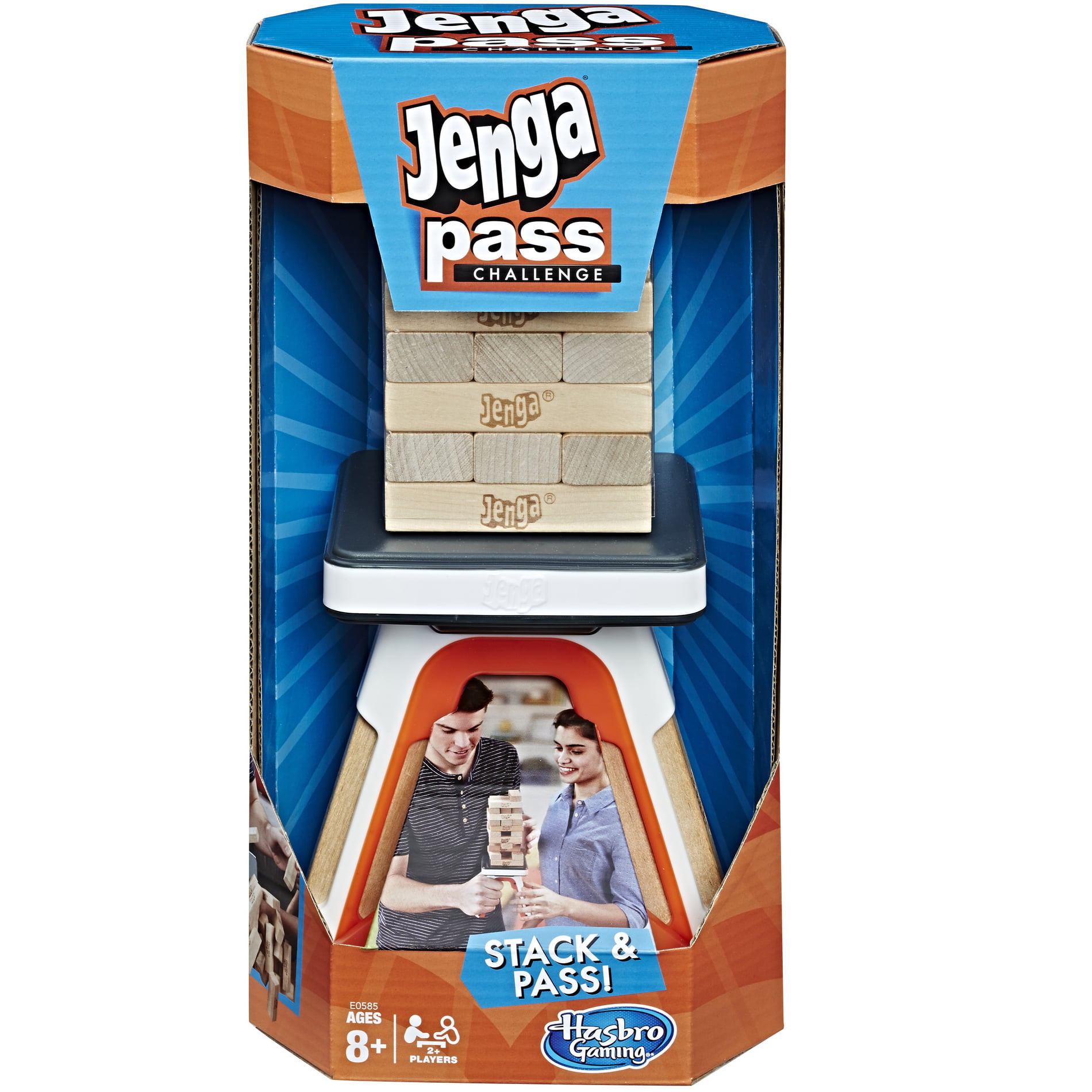 Details about   Classic Jenga Game With Genuine Hardwood Hasbro A2120 Ages 6 