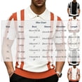 thumbnail image 2 of COSFO Striped Mens Golf Polo Shirts Knit Casual Short Sleeve Shirt Slim Fit Collared Pullover Button Tops, 2 of 5