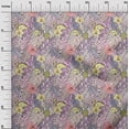 thumbnail image 3 of oneOone Cotton Cambric Medium Purple Fabric Tropical Flamingo Sewing Material Print Fabric By The Yard 56 Inch Wide, 3 of 4