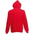 thumbnail image 2 of Fruit Of The Loom - Sudadera con cremallera y capucha Modelo Zip Through hombre/caballero (Rojo), 2 of 2