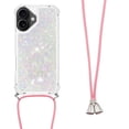 thumbnail image 1 of Funda FOXDOCK para iPhone 17 con Cuerda Ajustable, Brillo Líquido, Protección Antigolpes y Lente – Ideal para Regalo, 1 of 6
