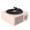 Pink, variant on FNYOXU Bluetooth Speaker Wireless mini Bluetooth card speaker with vinyl record player appearance