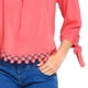 thumbnail image 4 of Blusa Mujer Hombros Caídos Holgada Con Flores Coral Casual coral CH Incógnita 330670, 4 of 5