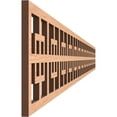 thumbnail image 3 of Ekena Millwork 46 3/8"W x 4"H x 1/4"T Cambridge Fretwork Moulding, Alder, 3 of 13