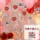 thumbnail image 1 of Juego de 24 Colgantes Decorativos Navideños con Forma de Corazón para San Valentín., 1 of 6