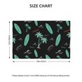 thumbnail image 4 of Placemats Set Of 4 / 6, Green Surfboard Placemats For Dining Table Indoor/Outdoors Heat Resistant Washable Placemats 18" X 12", 4 of 8