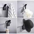 thumbnail image 2 of Crochet Adhésif 3 Pièces Crochet Mmural de Salle de Bain, Anti-rouille et étanche Porte Serviette avec Adhésif pour Peignoir, Manteau, Serviette, Clés, Sacs, Maison, 2 of 5