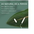 thumbnail image 2 of Veeda 100% Natural Cotton Tampons - Regular Absorbency with leak proof protection - Compact BPA-Free Applicator - Unscented & Free from Chlorine, Toxin - 16 Count, 2 of 6