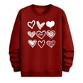 thumbnail image 6 of PNTUTB Men's Valentine's Day Fashion Print Long Sleeve Classic Crew Neck Pullover Casual Loose Comfort Sweatshirts, 6 of 6