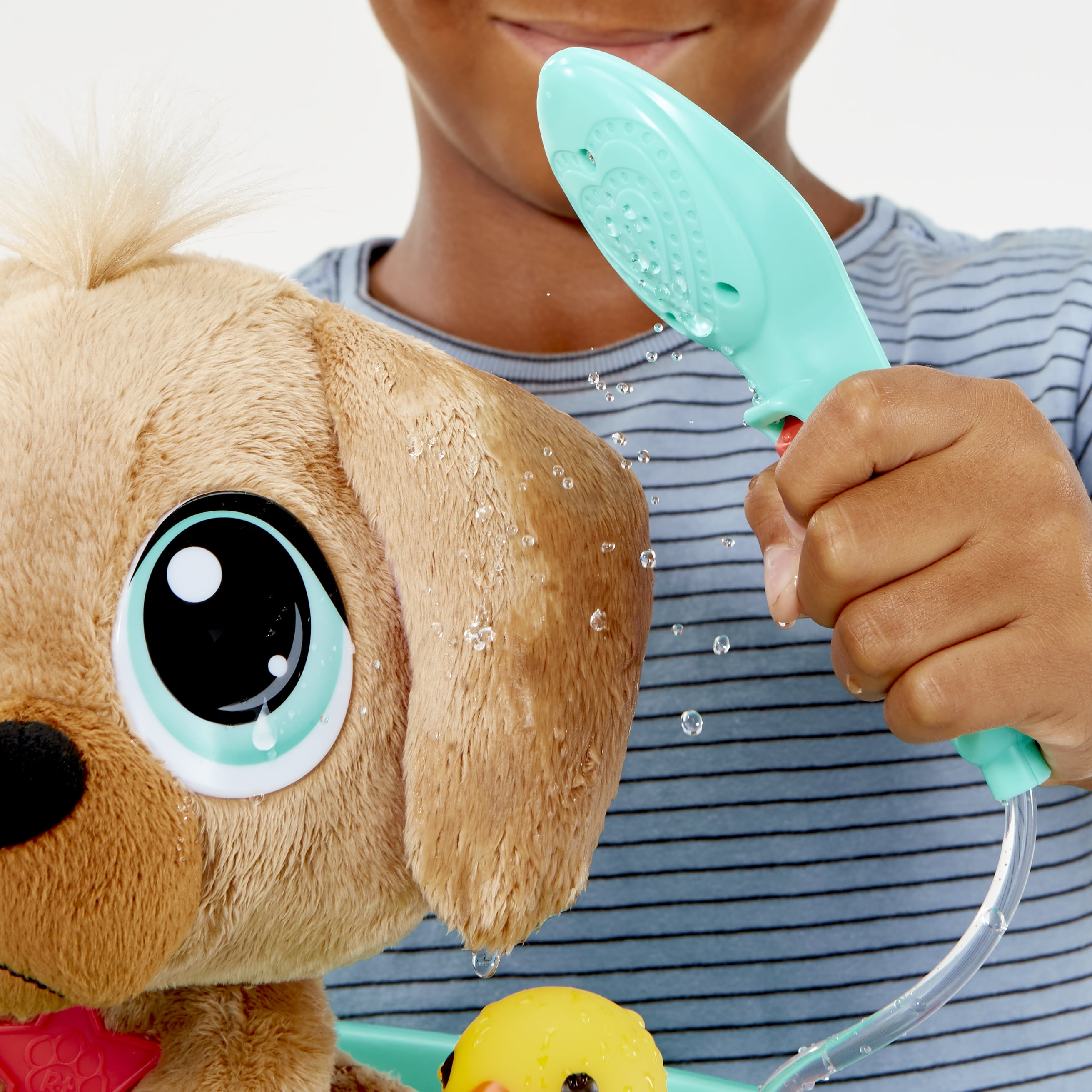 Little Tikes Rescue Tales Scrub 'n Groom Bathtub W/ Golden Retriever, Playset Includes Plush Stuffed Animal Dog with 9 Accessories, Gifts for Kids, Toys for Girls Boys Ages 3 4 5+