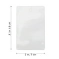 thumbnail image 2 of WHAMVOX 100Pcs Protective Card Sleeves Clear PVC Pocket Sleeves for Professionals, 2 of 8