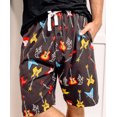 thumbnail image 5 of Lazy One Guitar Men's Pajama Shorts – Rocking Guitar Cotton Pajama Shorts for Men, Mens Sleep Shorts with Pockets (L), 5 of 6