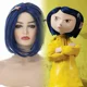 thumbnail image 4 of Disfraz de cosplay de la película de dibujos animados Coraline, la puerta secreta, sudadera con capucha de Coralin Wybie Lovat, chaqueta, abrigo, traje de Halloween, impermeable, regalo, 4 of 4