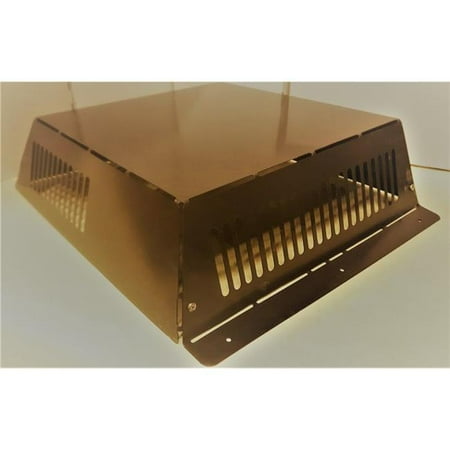 Powder Coated Vent Cover - Wall-E-Cover 5010281 0.25 x 25 x 30 in. Metal Wildlife Vent Cover - Powder-Coated Brown