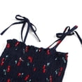 thumbnail image 4 of Uccdo Toddler Girls Casual Spaghetti Strap Sundress Kids Summer Floral Beach Wear Boho Dresses 2-7T, 4 of 7