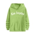 thumbnail image 6 of CFLVAEK Oversized Hoodies for Women Loose Long Sleeve Fall Hoodie Sweatshirts Fashion Drawstring Hooded Pullovers with Pockets Army Green L, 6 of 10