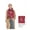 Burgundy, variant on Women's Designer Print Scarf Fashion Floral Print S5012 Oblong Scarf Mustard