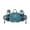 Teal Blue, variant on Unisex Large Capacity Hiking with Bottle Holder Nylon Fanny Pack Waist Bag,Teal Blue