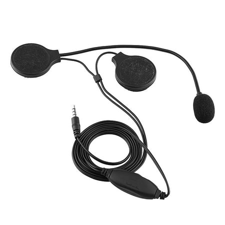 Faginey Casque Moto Casque Casque Stereo Appeler Ecouteur 3 5 Mm Jack Plug Microphone Reglable Casque Casque Moto Casque Moto Walmart Canada