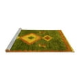 thumbnail image 2 of Ahgly Company Machine Washable Indoor Rectangle Southwestern Yellow Country Area Rugs, 3' x 5', 2 of 4